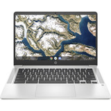 Hp Chromebook 14  Fhd Laptop, Intel Celeron N4000, 4 Gb Ram,