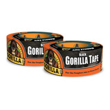 Gorilla Black Ducount Tape, 1.88 Pulgadas X 12 Yardas, Negro