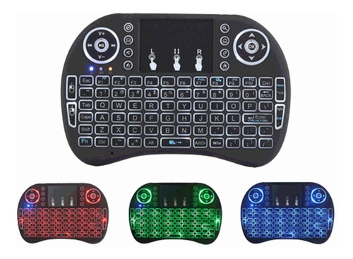 Mini Teclado Inalambrico Ñ Mouse Touchpad Android Tv Xbox Pc