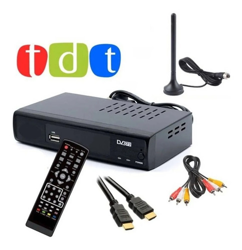 Decodificador Tdt Receptor Tv Digital Hdmi Antena Full Hd