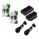 Pack X2 Kit Carga Y Juega Compatible X-360batería Recargable