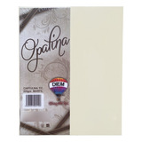 Cartulina Opalina Color Marfil 225 Gr 100 Hojas Premium