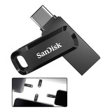 Pen Drive Sandisk 128gb Usb-c Dual Drive Go Para Celular Pc