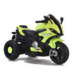Moto Triciclo Electrico Para Ninos 6v Con Luces Y Música Color Verde