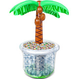 Inflable En Forma De Palmera Joyin Enfriador De Bebidas