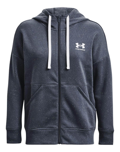 Polerón Buzo Mujer Rival Fleece Fz Hood Gris