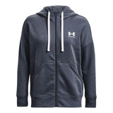 Polerón Buzo Mujer Rival Fleece Fz Hood Gris