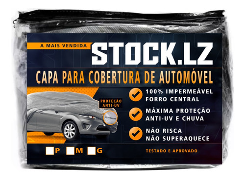 Capa Cobrir Carro 100% Proteger Sol E Chuva Forrada Grossa