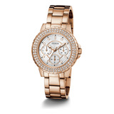 Reloj Guess Gw0410l3 Crown Jewel Quartz Mujer