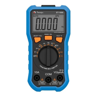Multímetro Digital Temperatura True Rms Et-1505 Minipa