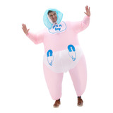 Disfraz Inflable Iggy Para Hombre, Vestido De Fiesta Rosa Pa