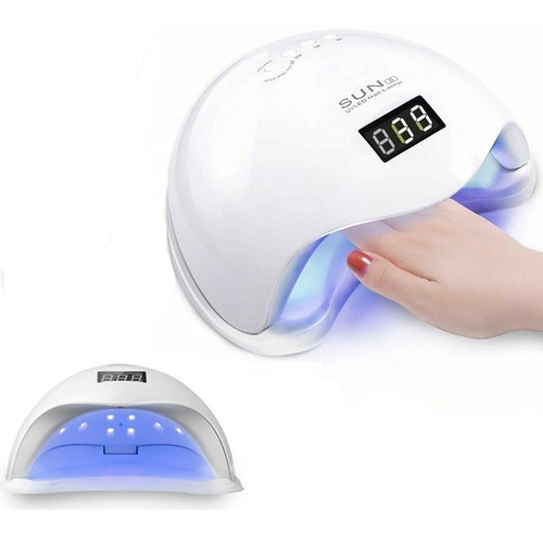 Lampara Secador Uñas Uv Lampara Led 48w Temporizador