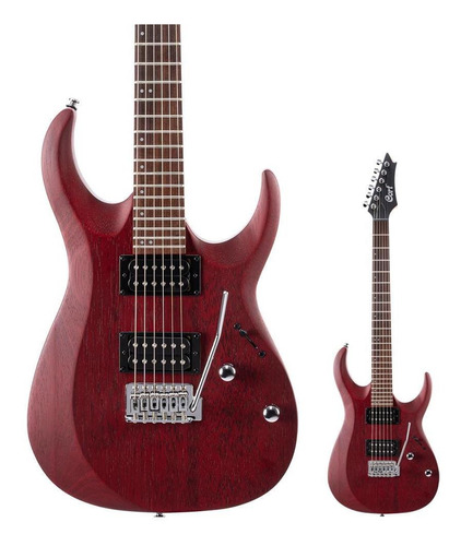 Guitarra Cort X 100 2 Humbucker Powersound Black Cherry