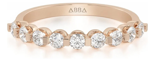 Anillo Churumbela Oro 10k Nueve Piedras Versalles Abba Joyas