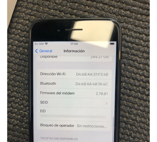 Apple iPhone SE Se (3ª Generación, 256 Gb) - Azul Medianoche