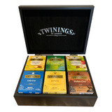 Té Twinings - Caja Original De Madera Con 6 Variedades De Té