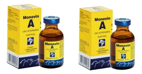 Kit 2 Monovin A Vitamina Para Crescer Cabelo Bomba Capilar 
