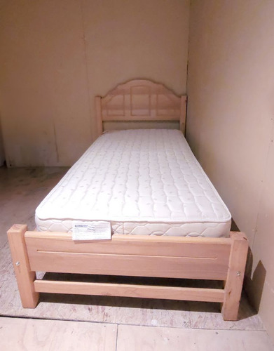 Cama De Madera 1 Plaza 1/2