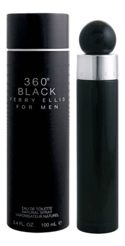 Perfume 360° Black De Perry Ellis Hombre 100 Ml Edt Original