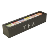 Caja De Almacenamiento De Té De Madera, Bolsa De Té Para Caf