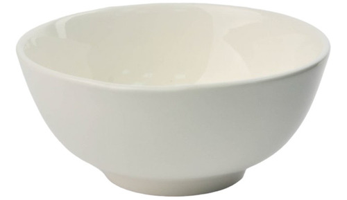 Bowl Ensaladera Cerámica Blanca Liso 1 Litro