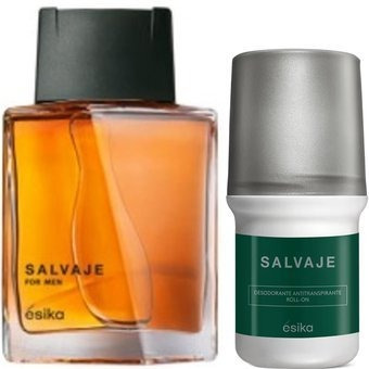 Perfume Salvaje For Men + Desodorante Roll-on Salvaje Ésika 