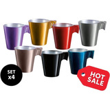 Taza Flashy Colours Luminarc Longo 220 C X7u Taza Nespresso 