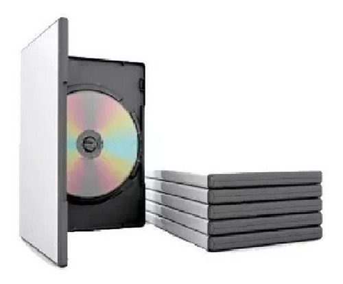 Caja Dvd Box Simple 14mm X Pack X 30 Unidades 