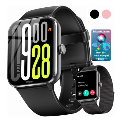 Smartwatches Reloj Inteligente, Smartwatch Hombre, Llamada Bluetooth, Ip68, Notificación De Mensajes, Reloj Smartwatch Hombre, Smart Watch, Con Llamada Bluetooth Calculadora Juego Asistente De Voz | Meses sin interés