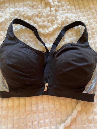 Brassiere Deportivo Victoria Secret Pink Talla 32dd Negro