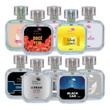 Kit C/ 10 Perfumes De 100ml Cada - Atacado - Amei Cosméticos