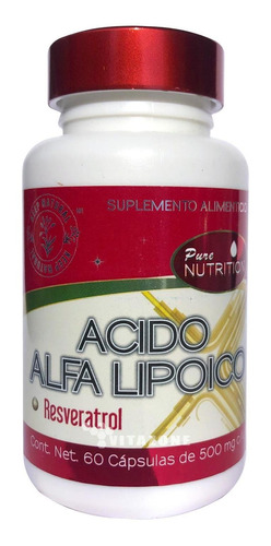 Ácido Alfa Lipoico 500 Mg 60 Cápsulas Keep Natural.