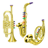 Conjunto De 3 Instrumentos Musicales Saxofón Trompeta ...