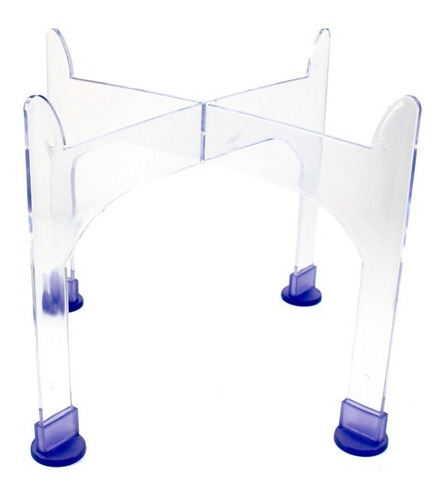 Suporte G Para Comedouro Bebedouro Pet Transparente Lilopety