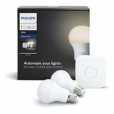 Philips Hue Bridge + 2 Lâmpadas Branco Quente (kit)