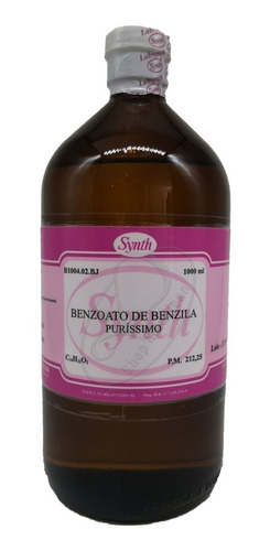 Benzoato Benzila Puríssimo Fr 1000 Ml Puro