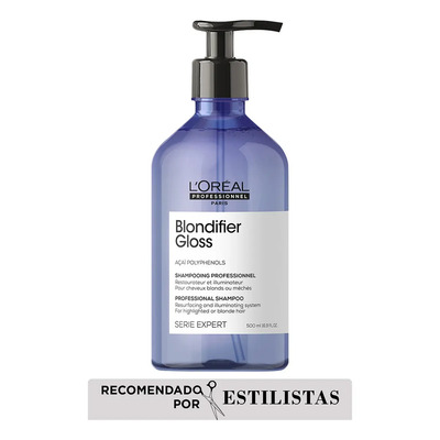 Shampoo L'oréal Blondifier Gloss Para Cabello Rubio 500 Ml | Envío gratis