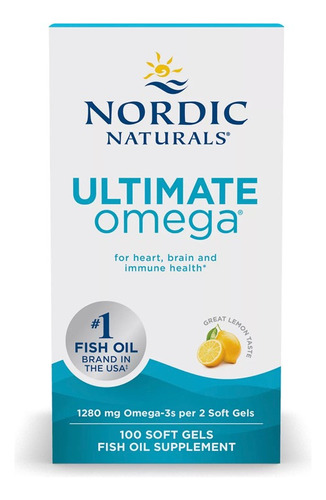 Nordic Naturals Ultimate Omega 1280 Mg Con 100 Softgels