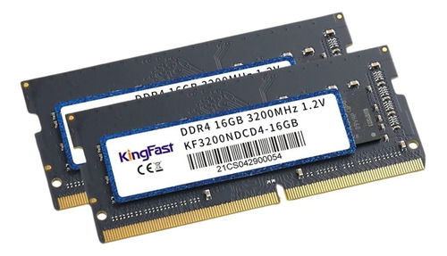 Memoriaram Kingfast Color Negro 16gb 3200mhz