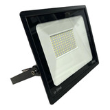 Reflector Led Exterior 100w Proyector Multiled Alta Potencia Color De La Carcasa Negro Color De La Luz Blanco Frío