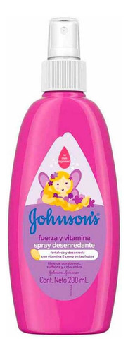 Spray Desenredante Johnson's Fuerza Y Vitamina 200 Ml