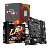 Kit Ryzen 5 5600g + B450m Ds3h