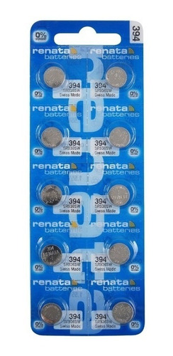 Batería Pila Reloj Renata 394 Sr936sw 1.55v Pack X 10