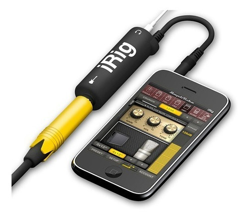 Interfaz Guitarra iPhone iPad Amplitube Irig + Pick Gratis