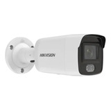 Câmera De Segurança Hikvision Ds-2cd2047g2-lu Ip Com Resolução De 4mp Visão Nocturna Incluída Branca