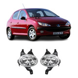 Juego Par Faro Niebla Peugeot 206 2001 2003 005 2007 2009 Xr