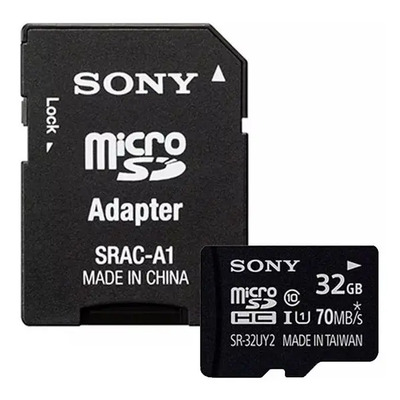 Tarjeta De Memoria Sony Micro Sd 32gb Clase 10 Con Adaptador | Envío gratis
