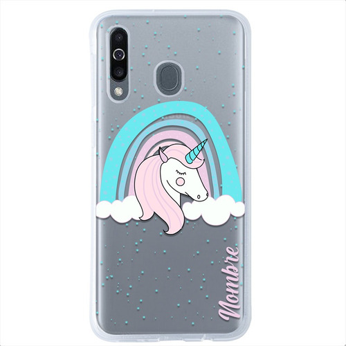 Funda Para Galaxy Unicornio Personalizada Con Tu Nombre