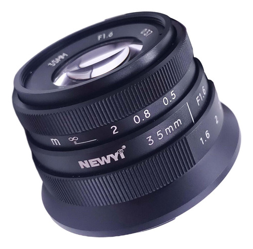 Lente De Câmera 35mm F / 1.6 Apsc Para Sony A6300 A6000