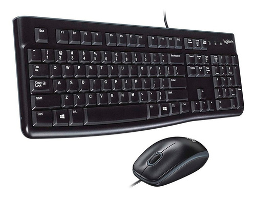 Kit Teclado Y Mouse Logitech Mk120 Usb Multimedia Español Sl